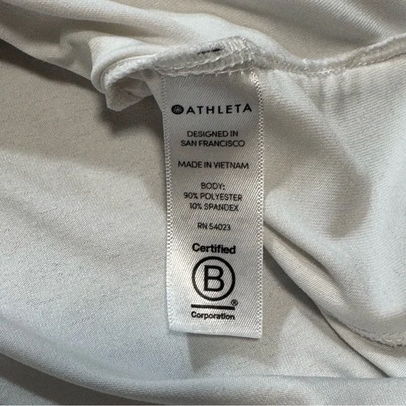 Athleta Pacific Baja UPF White Jacket Size Large Lightweight Zip-Up Hoodie - Picture 5 of 11
